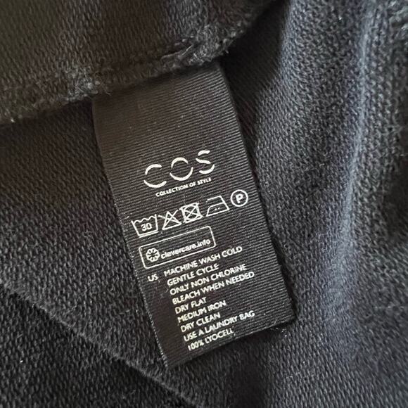COS Women's black sweatshirt Top Medium - Picture 4 of 5